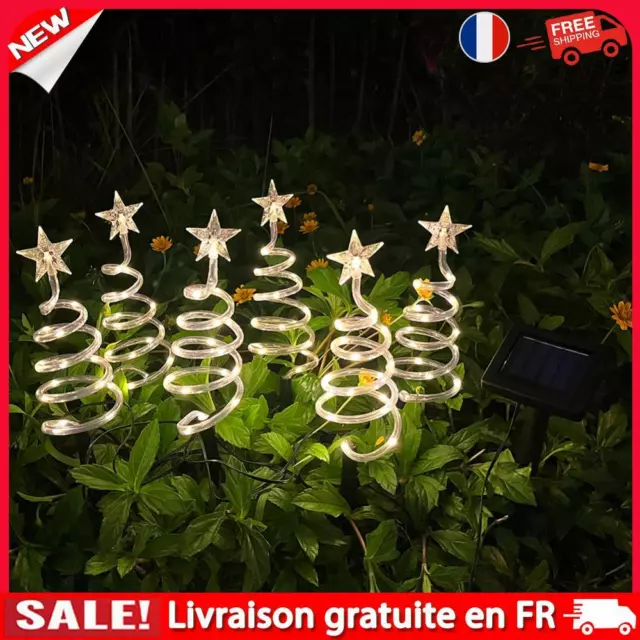 Set of 3/6 Solar Garden Stake Lights Xmas Star for Path/Yard/Lawn (B)