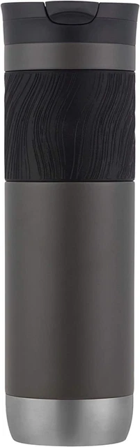 #1 Insulated Thermos Travel Mug Hot Cold Coffee Tea 24 oz Tumbler Cup Black -NEW