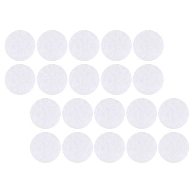 2 confezioni/100 pz ovatta filtrante rotonda accessori macchina filtro cotone bianco