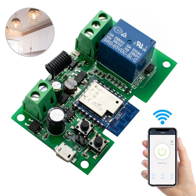 Corrente di funzionamento ≤ 30 MA interruttore modulo frequenza RF 433 MHz permanente nuovo