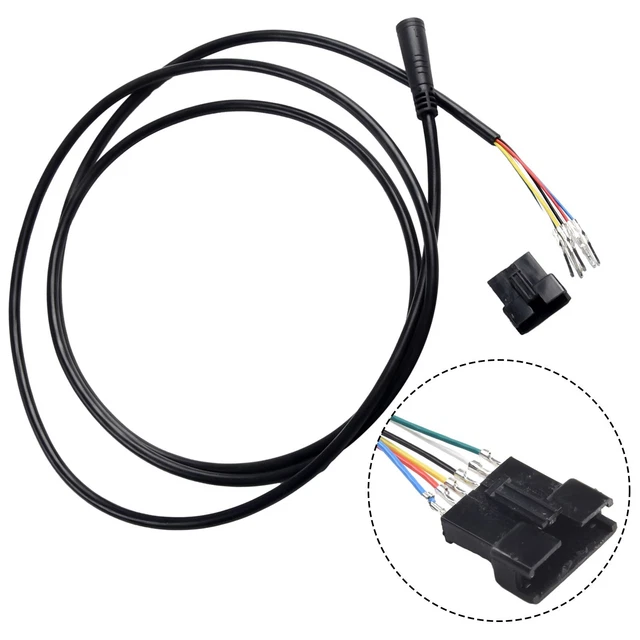 Câble D'affichage TF100 Pour Scooter/vélo électrique - 5 Broches, Pour Kugoo, Caoutchouc, 50g