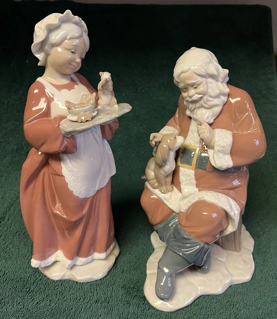 LLADRO 6893 MRS Santa Claus Retired (Santa display picture 1