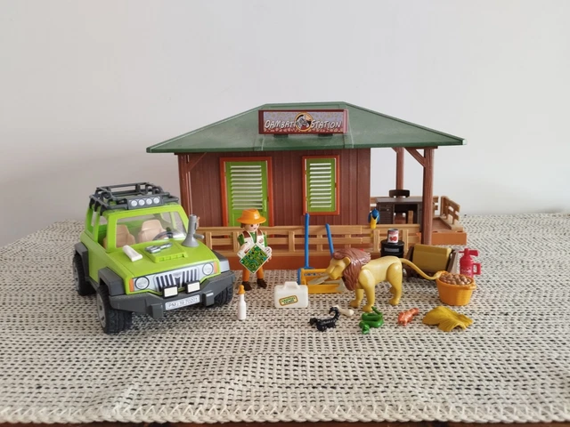 PLAYMOBIL 4826 CENTRE de soin pour animaux sauvages vétérinaire SAFARI PLAYMOBIL 4826 CENTRE de soin pour animaux sauvages vétérinaire SAFARI