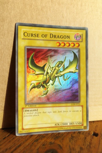 CURSE OF DRAGON LOB-E053 Super Rare 2002 1st Edition Yugioh Card (NM)  63.10 - PicClick UK