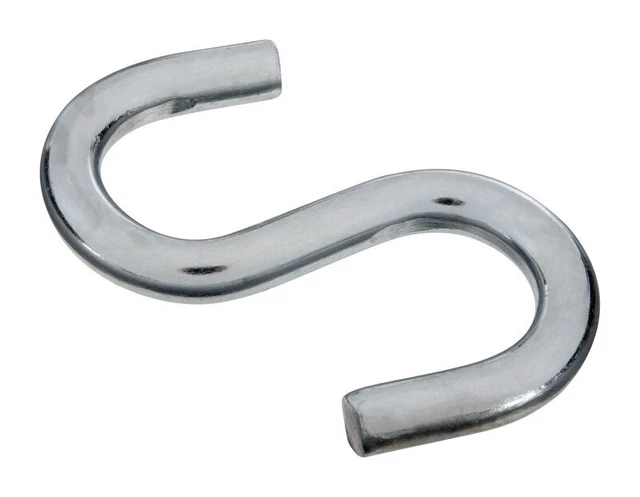 National Hardware N347-849 Zinc Steel 180 lbs. Load Heavy Open S-Hook 3-1/2 in.