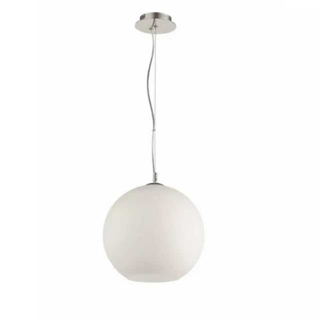 Lámpara de Araña Colgante Moderno de Vidrio Soplado Blanca