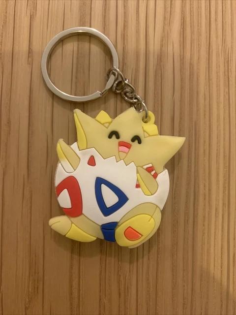 Neu Pokémon Schlüsselanhänger 3D Metallring | Silikon Gummi |  Togepi