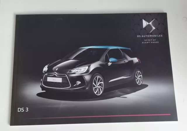 Citroen Ds3 Uk Sales Brochure