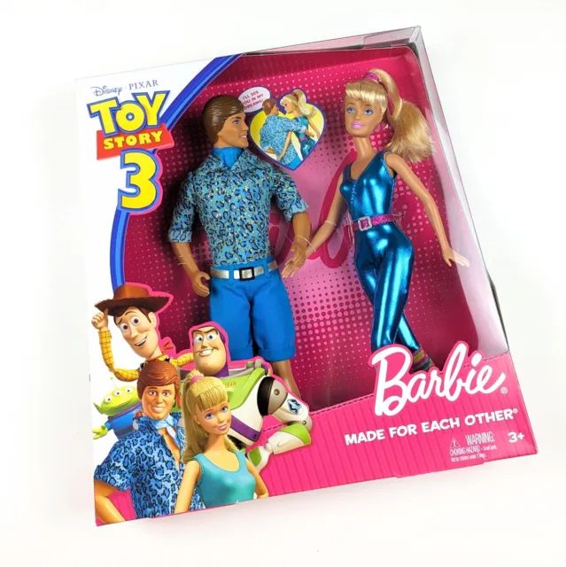 BARBIE & KEN Pixar DISNEY Toy Story 3 Dolls Made for Each Other MATTEL R4242MINT