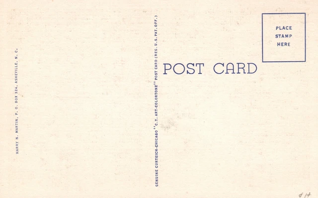 Vintage Postcard 1920's Airplane View Mayview Manor Blowing Rock North Carolina 2