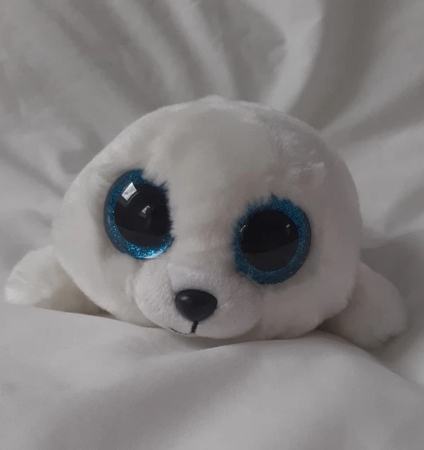 Ty Beanie Boo Boos Icy the Seal Pup 18cm white soft toy, very good condition