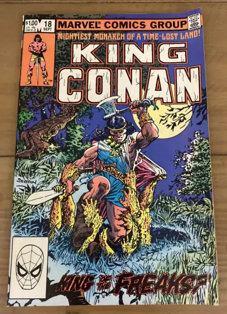 King Conan #18 Sep 1983 Marvel Comics Group Newsstand Vintage Comic Book