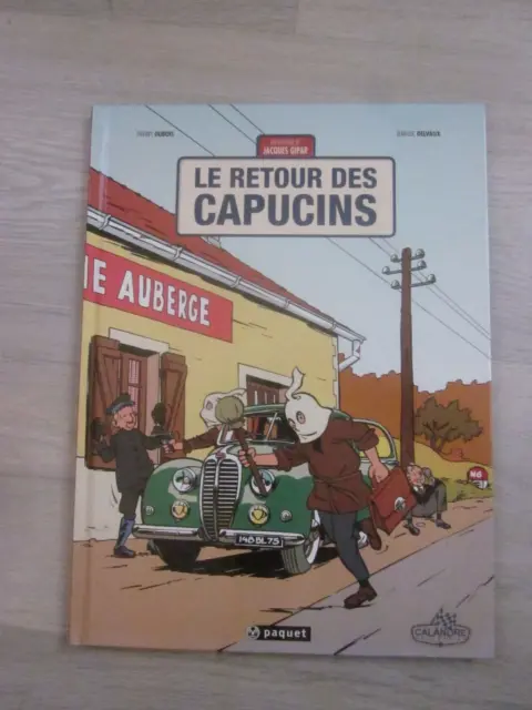 JACQUES GIPAR tome 2 en EO "Le Retour des Capucins" de Dubois / Delvaux