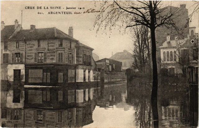 CPA ARGENTEUIL - Crue de la Seine - Janvier 1910 (380573)