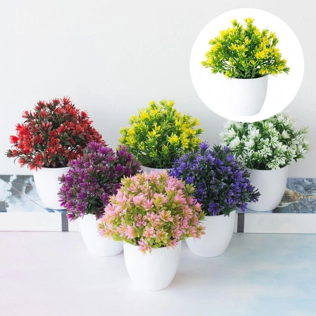 Plantas artificiales en maceta duradera artificial en maceta delicada