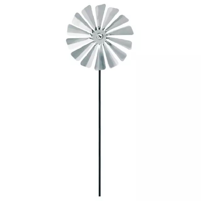 Blomus Windrad Viento klein Windspiel 20cm/ Windmühle für Garten Edelstahl 65031