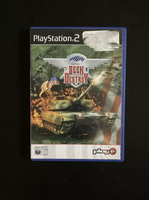 PS2 Seek & Destroy Playstation 2 Game With Manual
