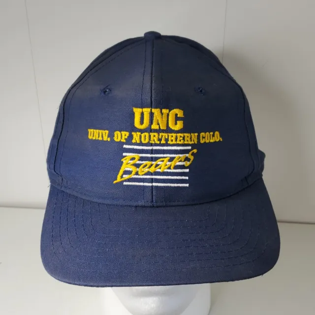 VTG University of Northern Colorado UNC Bears Embroidered Hat Baseball Cap Logo