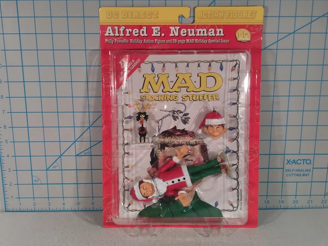 MAD MAGAZINE STOCKING Stuffer Alfred E. Neuman As Santa, DC Direct 1999