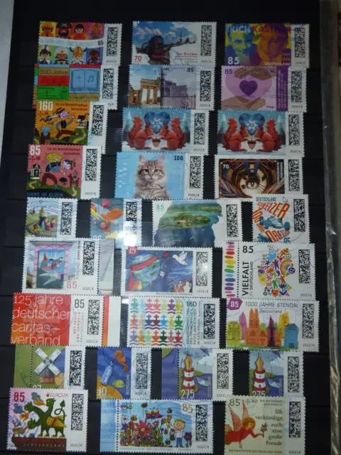 BRD Lot.2024-2022, Sondermarken, echt gelaufen, meist Rundstempel (12)