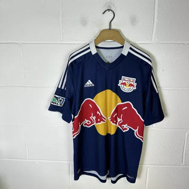 New York Red Bulls Football Shirt Mens Large Adidas 2012/13 Away MLS Soccer