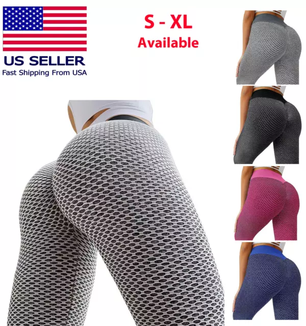 WOMEN SEASUM LEGGINGS Short High Waist Yoga Pants Push Up Anti Cellulite  Sports $15.95 - PicClick