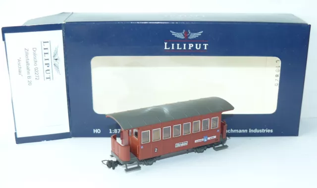 Liliput / Dolischo H0e 02272 ++ Zillertalbahn B 20 „Aschau" in OVP ++ #B4_294