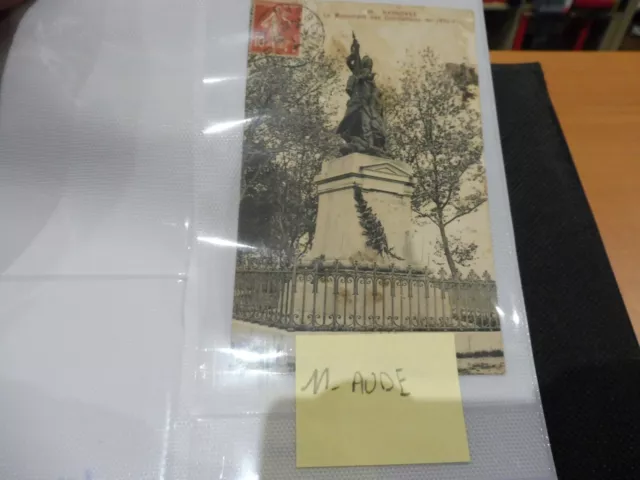 Ancienne Carte Postale Originale Les Monuments De Guerre 1870-71 - France 11