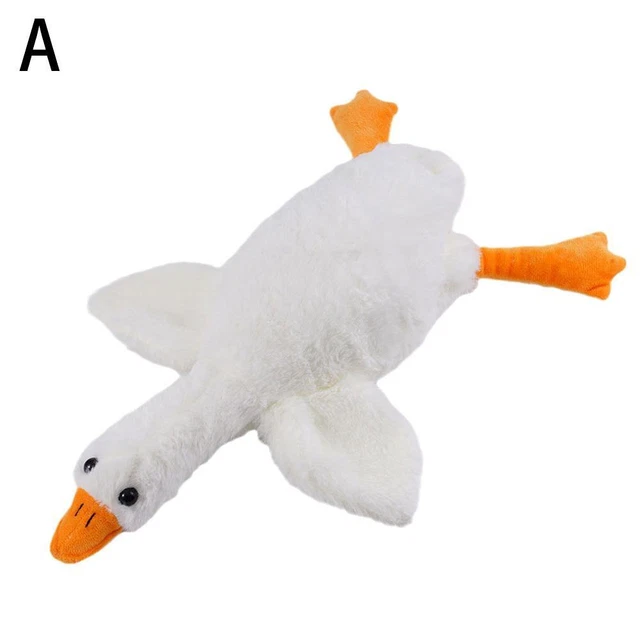 White Kids Cute Duck Big White Goose Plush Doll Toy Soft Cushion Baby Sleepin D3
