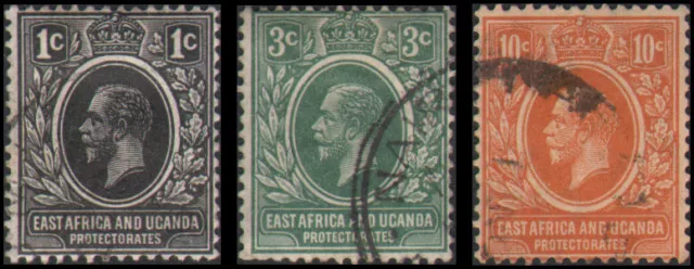 East Africa and Uganda #40//43 Used