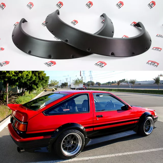 Kit universel JDM Classic Fender Flares, 1.2 inches, 30mm, Wheel Arch