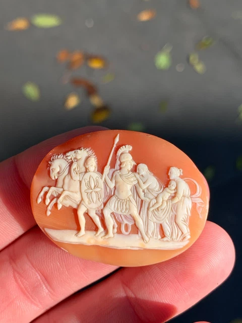 Carview Shell UNFRAMED ROMAN CARVED shell cameo Victorian £101.00 - PicClick UK