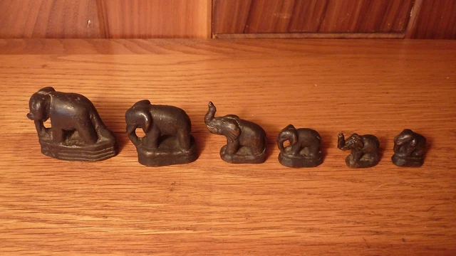 Vintage Burmese Solid Bronze Opium Scale Weight - Hintha Bird Figurine #5 6