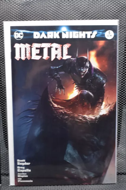 Dark Nights Metal #5 Mattina Trade Dress Variant DC 2018 Batman Who Laughs 9.6