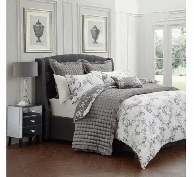 DORMA OPHELIA LUXURY Quilted Bedspread 235 x 235cm BNIP RRP £100