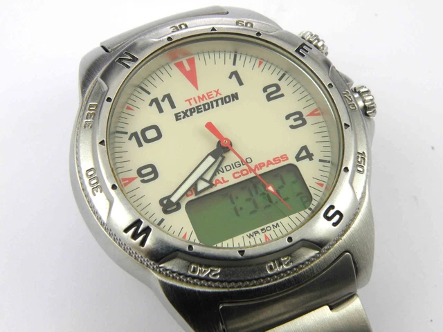 GENTS TIMEX I CONTROL Expedition Digital Compass Watch 50m 129.95 PicClick UK