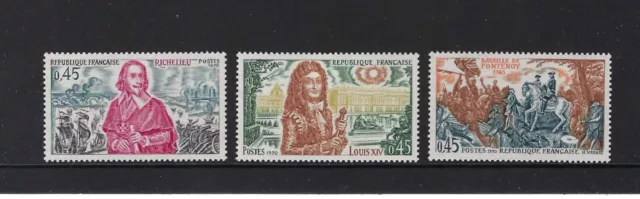 Frankreich/France 1970: französische Geschichte **/MNH; Mi.-Nr. 1726-28