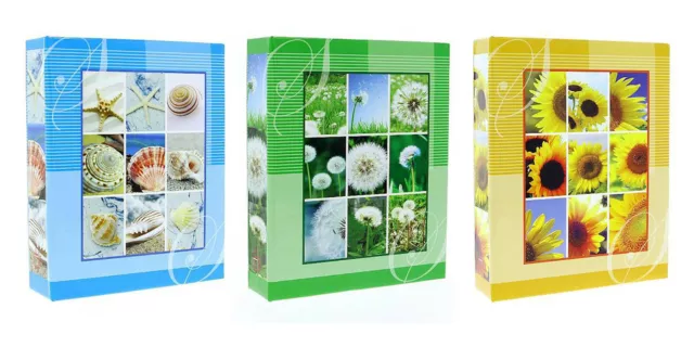 Album fotografico Natura a tasche 10x15 per 304 foto, Fiori, Mare - 1 pz