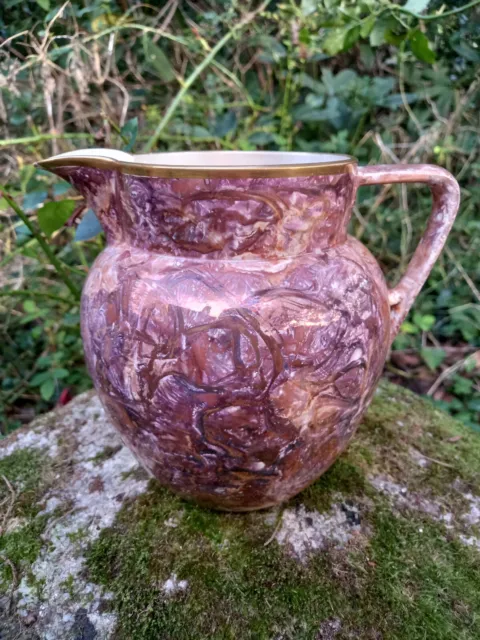 Rare Early 19Th Variegated Lustre Jug, Possibly Wedgwood