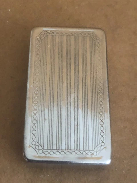 Vintage Gillette Razor Blade Metal Case
