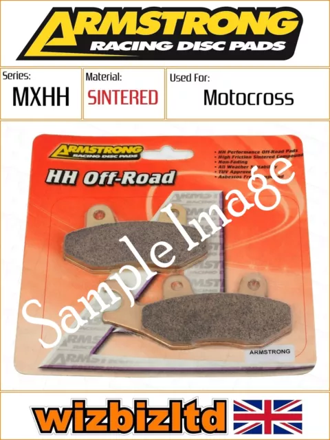 Suzuki RM 125 1989-1991 [Armstrong Rear Brake Pads] [MXHH-Series]