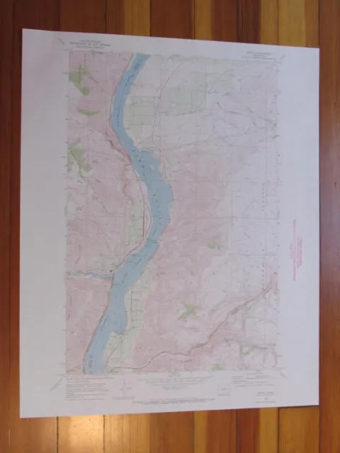 Entiat Washington 1972 Original Vintage USGS Topo Map