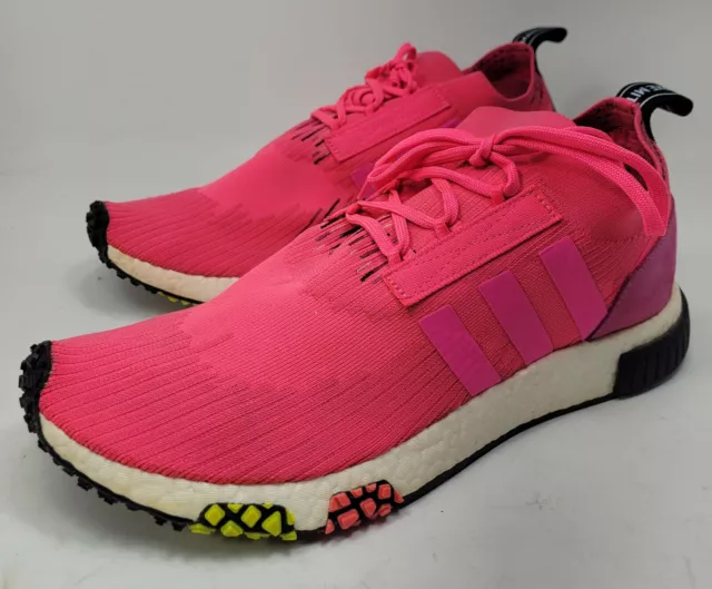 ADIDAS ORIGINALS NMD Racer PK Primeknit Men s Shoes CQ2441 Black CQ2442 Pink 179.99 PicClick