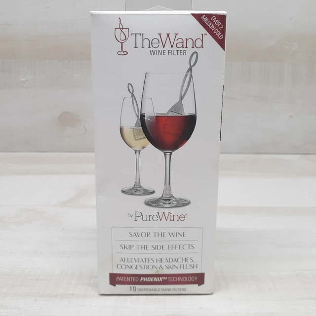 Paquete de 10 filtros de vino The Wand de PureWine