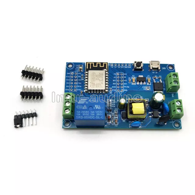 AC/DC power ESP8266 WIFI single-channel relay module ESP-12F development board