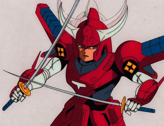 YOROIDEN SAMURAI TROOPERS Ronin Warriors Anime Cel Ryo Sanada in Armor ...