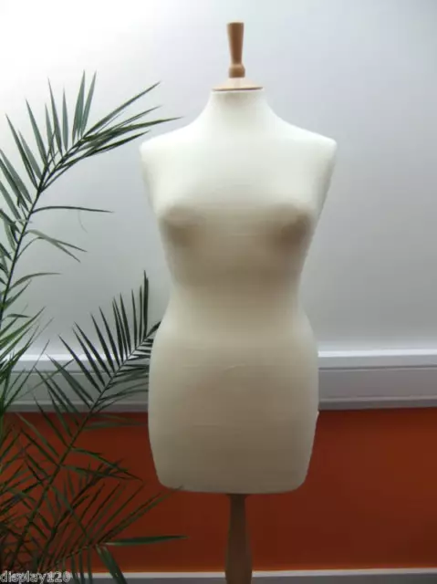 SIZE 14-16 Female Dressmaking Display Bust Dressmakers Tailors Dummy Mannequin 2