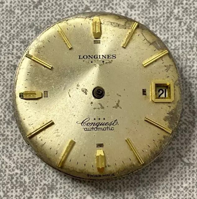 LONGINES CONQUEST AUTOMATIC Cal 291 Watch Vintage Movement 24 Jewels ...