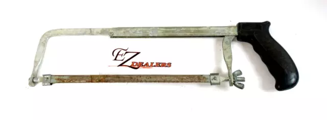 Vintage Disston Adjustable Hacksaw fits 10"&12" Blades Meat Butcher Bone saw