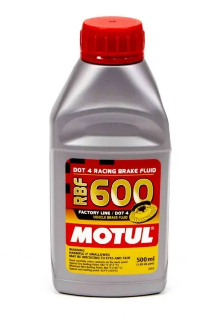 MOTUL USA RBF Brake Fluid 600 Degr ee 1/2 Liter P/N - MTL100949